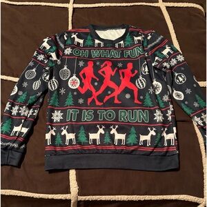 Ugly Sweater Oh What Fun It Is To Run!